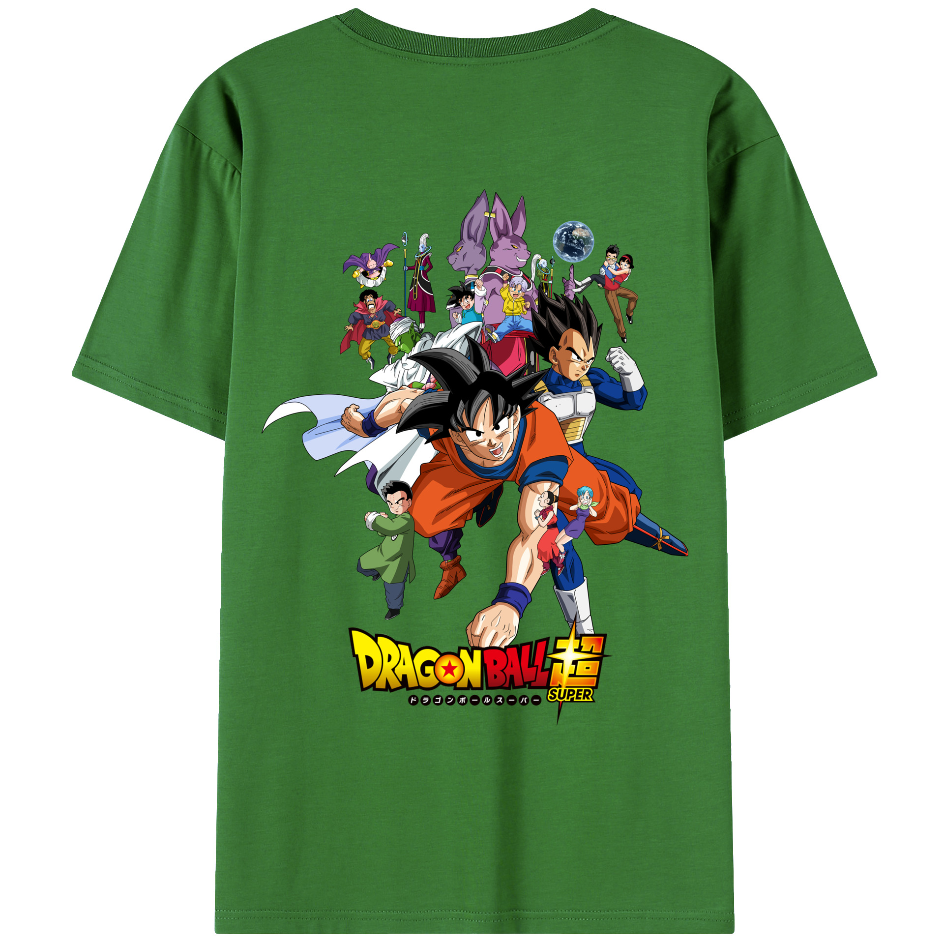 （画像用） ドラゴンボール DRAGON BALL レディース半袖Tシャツ(バックプリント)